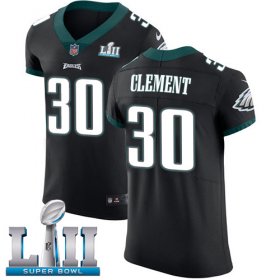 Wholesale Cheap Nike Eagles #30 Corey Clement Black Alternate Super Bowl LII Men\'s Stitched NFL Vapor Untouchable Elite Jersey