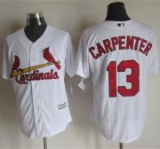 Wholesale Cheap Cardinals #13 Matt Carpenter White New Cool Base Stitched MLB Jersey