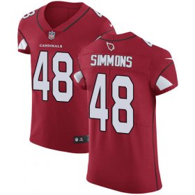 Wholesale Cheap Nike Cardinals #48 Isaiah Simmons Red Team Color Men\'s Stitched NFL Vapor Untouchable Elite Jersey