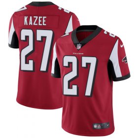 Wholesale Cheap Nike Falcons #27 Damontae Kazee Red Team Color Men\'s Stitched NFL Vapor Untouchable Limited Jersey