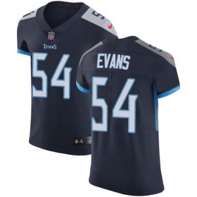 Wholesale Cheap Nike Titans #54 Rashaan Evans Navy Blue Team Color Men\'s Stitched NFL Vapor Untouchable Elite Jersey