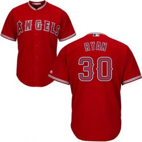Wholesale Cheap Angels #30 Nolan Ryan Red Cool Base Stitched Youth MLB Jersey