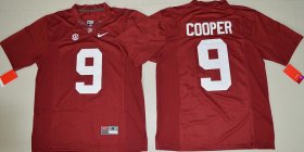 Wholesale Cheap Men\'s Alabama Crimson Tide #9 Amari Cooper Red Limited Stitched College Football Nike NCAA Jersey