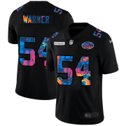 Cheap San Francisco 49ers #54 Fred Warner Men's Nike Multi-Color Black 2020 NFL Crucial Catch Vapor Untouchable Limited Jersey
