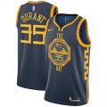 Wholesale Cheap Men's Golden State Warriors #35 Kevin Durant Nike Navy 2019 Swingman City Edition Jersey