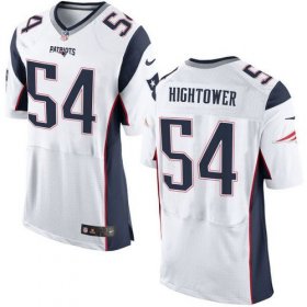 Wholesale Cheap Nike Patriots #54 Dont\'a Hightower White Men\'s Stitched NFL New Elite Jersey