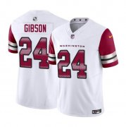 Wholesale Cheap Men's Washington Commanders #24 Antonio Gibson White 2023 F.U.S.E. Vapor Limited Football Stitched Jersey