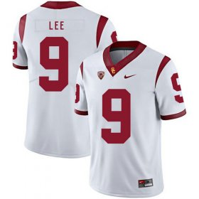 Wholesale Cheap USC Trojans 9 Marqise Lee White College Football Jersey