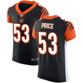 Wholesale Cheap Nike Bengals #53 Billy Price Black Team Color Men\'s Stitched NFL Vapor Untouchable Elite Jersey