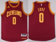 Wholesale Cheap Cleveland Cavaliers #0 Kevin Love Revolution 30 Swingman 2014 New Red Jersey
