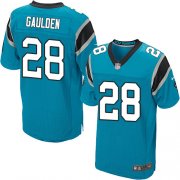 Wholesale Cheap Nike Panthers #28 Rashaan Gaulden Blue Alternate Men's Stitched NFL Elite Jersey