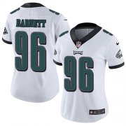 Wholesale Cheap Nike Eagles #96 Derek Barnett White Women's Stitched NFL Vapor Untouchable Limited Jersey