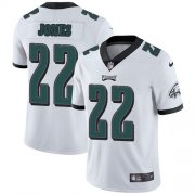 Wholesale Cheap Nike Eagles #22 Sidney Jones White Youth Stitched NFL Vapor Untouchable Limited Jersey