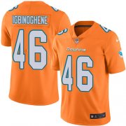 Wholesale Cheap Nike Dolphins #46 Noah Igbinoghene Orange Men's Stitched NFL Limited Rush Jersey