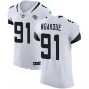 Wholesale Cheap Nike Jaguars #91 Yannick Ngakoue White Men's Stitched NFL Vapor Untouchable Elite Jersey
