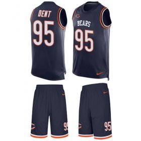 Wholesale Cheap Nike Bears #95 Richard Dent Navy Blue Team Color Men\'s Stitched NFL Limited Tank Top Suit Jersey
