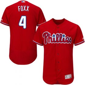 Wholesale Cheap Phillies #4 Jimmie Foxx Red Flexbase Authentic Collection Stitched MLB Jersey