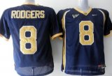 Wholesale Cheap California Golden Bears #8 Rodgers Blue Jersey