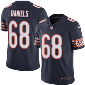 Wholesale Cheap Nike Bears #68 James Daniels Navy Blue Team Color Men\'s Stitched NFL Vapor Untouchable Limited Jersey