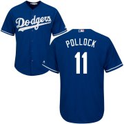 Wholesale Cheap Los Angeles Dodgers #11 A.J. Pollock Blue Cool Base Stitched MLB Jersey