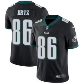 Wholesale Cheap Nike Eagles #86 Zach Ertz Black Alternate Men\'s Stitched NFL Vapor Untouchable Limited Jersey