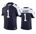 Men's Dallas Cowboys #1 Jayron Kearse Navy White 2023 F.U.S.E. Vapor Limited Football Stitched Jersey