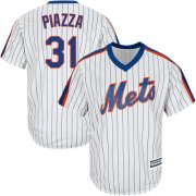 Wholesale Cheap Mets #31 Mike Piazza White(Blue Strip) Alternate Cool Base Stitched Youth MLB Jersey