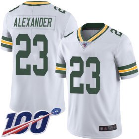 Wholesale Cheap Nike Packers #23 Jaire Alexander White Men\'s Stitched NFL 100th Season Vapor Limited Jersey