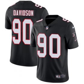 Wholesale Cheap Nike Falcons #90 Marlon Davidson Black Alternate Men\'s Stitched NFL Vapor Untouchable Limited Jersey