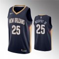 Wholesale Cheap Men's New Orleans Pelicans #25 Trey Murphy III Navy Icon Edition Stitched Jersey