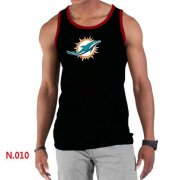 Wholesale Cheap Men's Nike NFL Miami Dolphins Sideline Legend Authentic Logo Tank Top Black