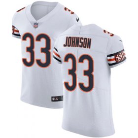 Wholesale Cheap Nike Bears #33 Jaylon Johnson White Men\'s Stitched NFL New Elite Jersey