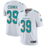 Wholesale Cheap Nike Dolphins #39 Larry Csonka White Men's Stitched NFL Vapor Untouchable Limited Jersey