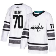 Wholesale Cheap Adidas Capitals #70 Braden Holtby White Authentic 2019 All-Star Stitched Youth NHL Jersey
