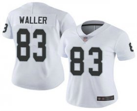 Wholesale Cheap Women\'s Oakland Raiders #83 Darren Waller White 2017 Vapor Untouchable Stitched NFL Nike Limited Jersey