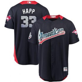 Wholesale Cheap Blue Jays #33 J.A. Happ Navy Blue 2018 All-Star American League Stitched MLB Jersey
