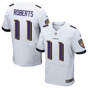 Wholesale Cheap Nike Ravens #11 Seth Roberts White Men's Stitched NFL New Elite Jersey