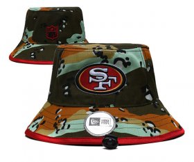 Wholesale Cheap San Francisco 49ers Stitched Bucket Hats 113