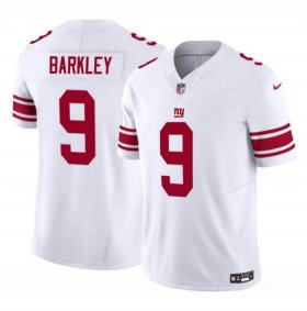 Men\'s New York Giants #9 Matt Barkley White 2023 F.U.S.E. Vapor Untouchable Limited Football Stitched Game Jersey