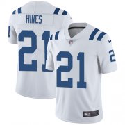 Wholesale Cheap Nike Colts #21 Nyheim Hines White Men's Stitched NFL Vapor Untouchable Limited Jersey