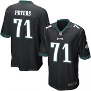 Wholesale Cheap Nike Eagles #71 Jason Peters Black Alternate Youth Stitched NFL New Elite Jersey