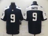 Wholesale Cheap Men Dallas Cowboys 9 Smith Blue Nike Vapor Untouchable Limited 2021 NFL Jerseys