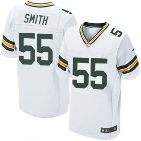 Wholesale Cheap Nike Packers #55 Za\'Darius Smith White Men\'s Stitched NFL Elite Jersey