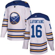 Wholesale Cheap Adidas Sabres #16 Pat Lafontaine White Authentic 2018 Winter Classic Stitched NHL Jersey