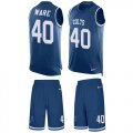Wholesale Cheap Nike Colts #40 Spencer Ware Royal Blue Team Color Men's Stitched NFL Limited Tank Top Suit Jersey