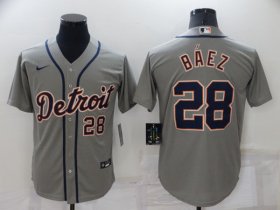 Wholesale Cheap Men\'s Detroit Tigers #28 Javier B