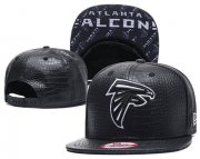 Wholesale Cheap NFL Atlanta Falcons Team Logo Black Snapback Adjustable Hat GS101