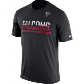 Wholesale Cheap Men\'s Atlanta Falcons Nike Practice Legend Performance T-Shirt Black