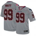 Wholesale Cheap Nike Texans #99 J.J. Watt New Lights Out Grey Men's Stitched NFL Elite Jersey