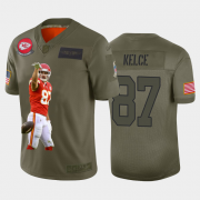 Cheap Kansas City Chiefs #87 Travis Kelce Nike Team Hero 4 Vapor Limited NFL Jersey Camo
